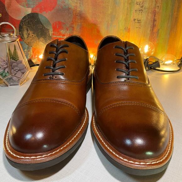 Kenneth Cole Flex Lace Up, Cognac, 8.5 M - Picture 3 of 12